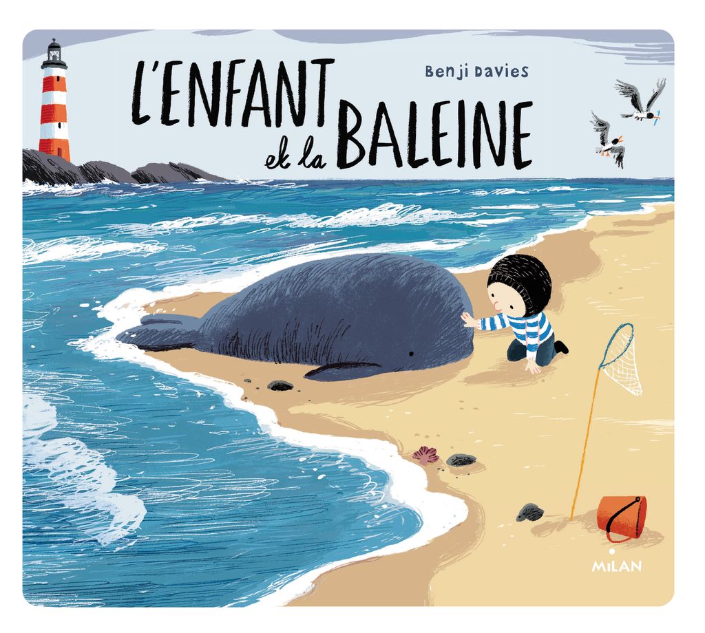 L enfant et la baleine édition tout carton Editions Milan