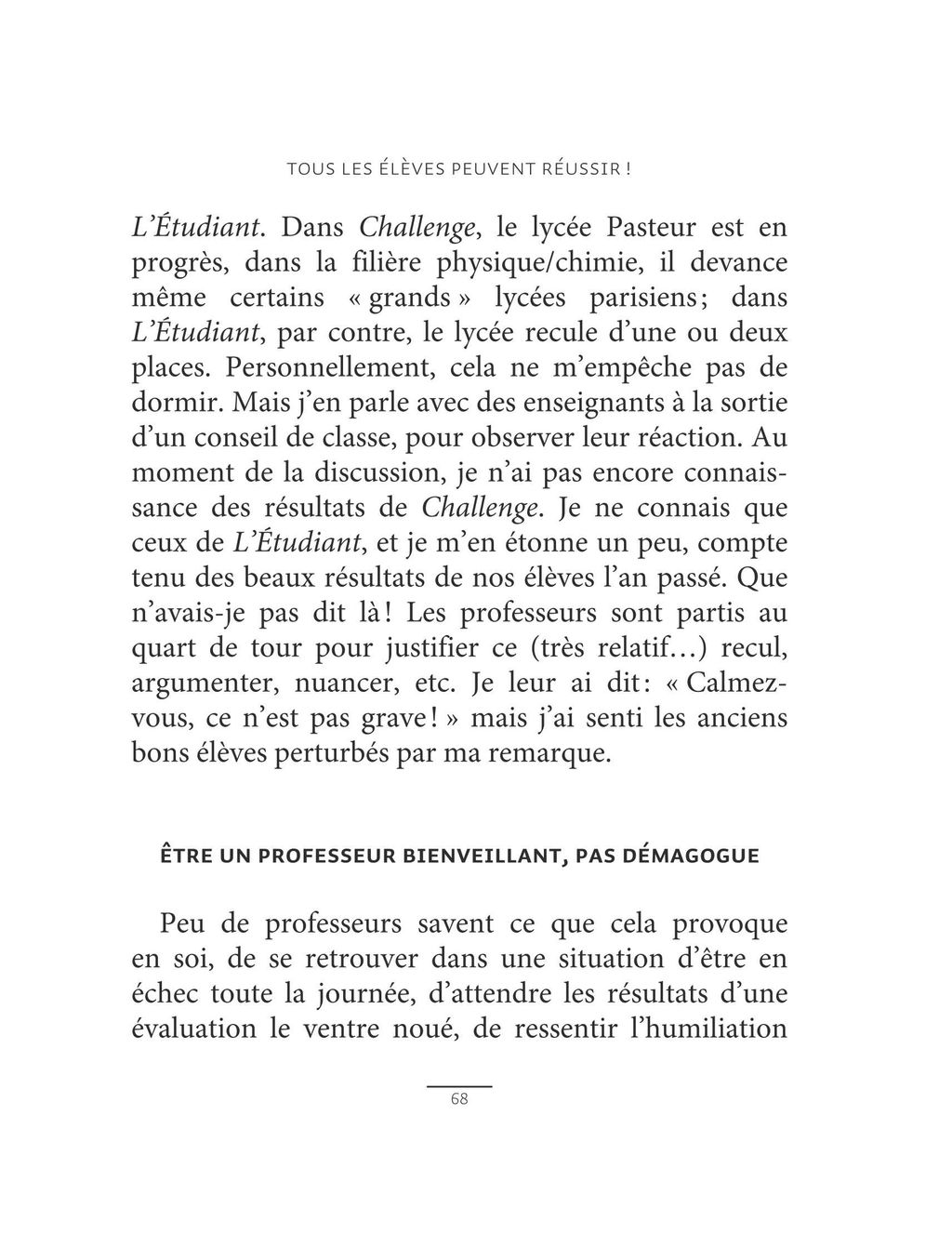 « Tous les élèves peuvent réussir ! » cover