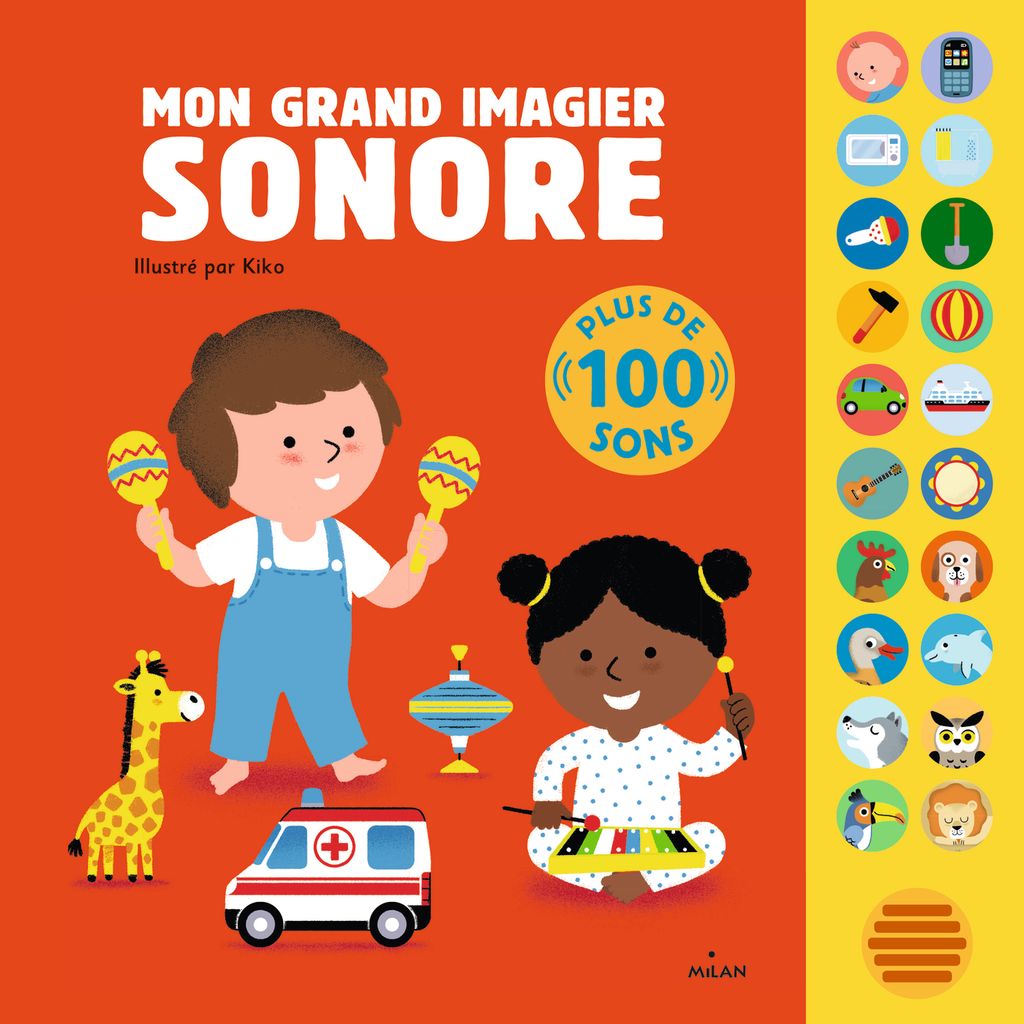 Mon grand imagier  sonore Editions Milan