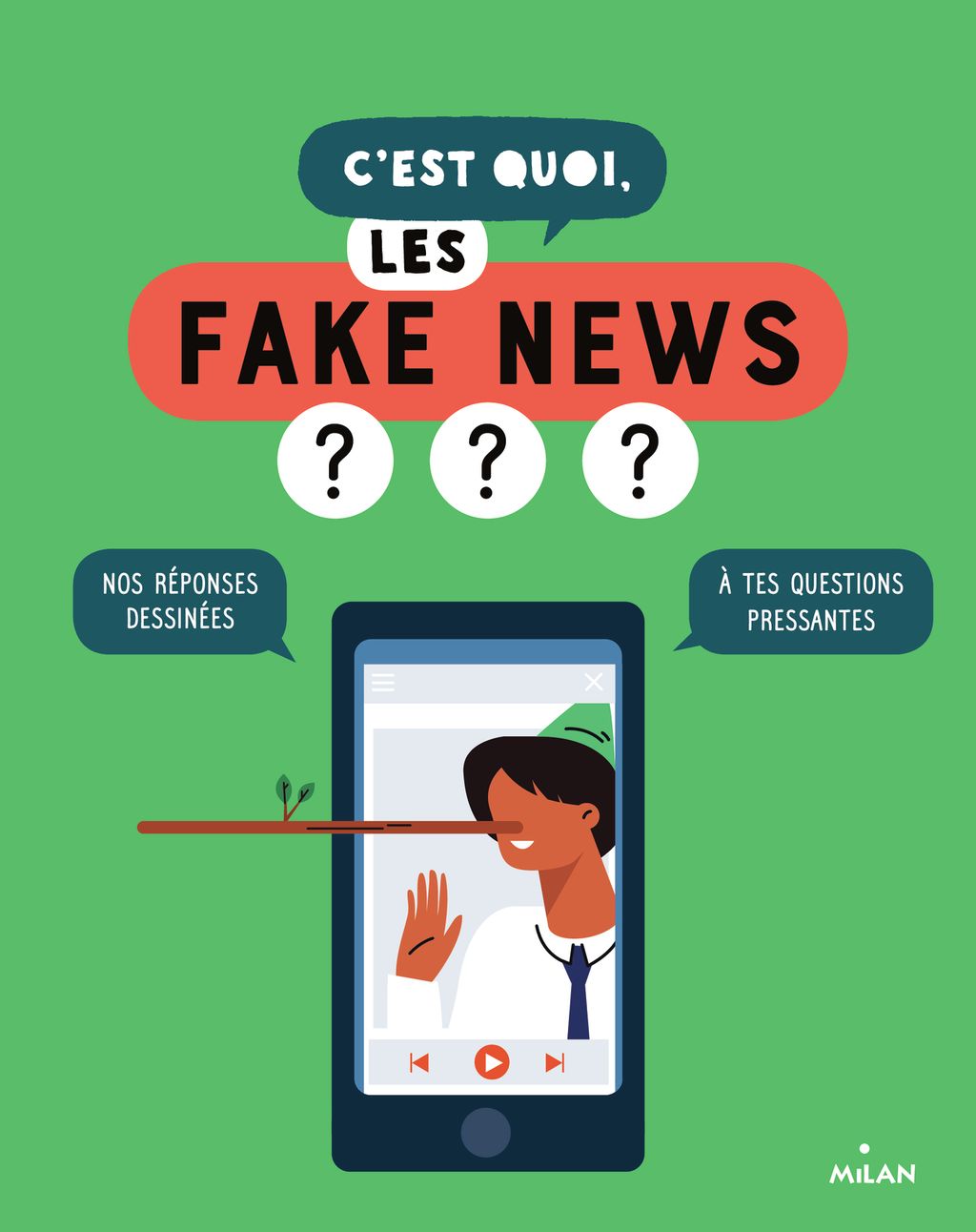 Couverture de « C’est quoi, les fake news ? »