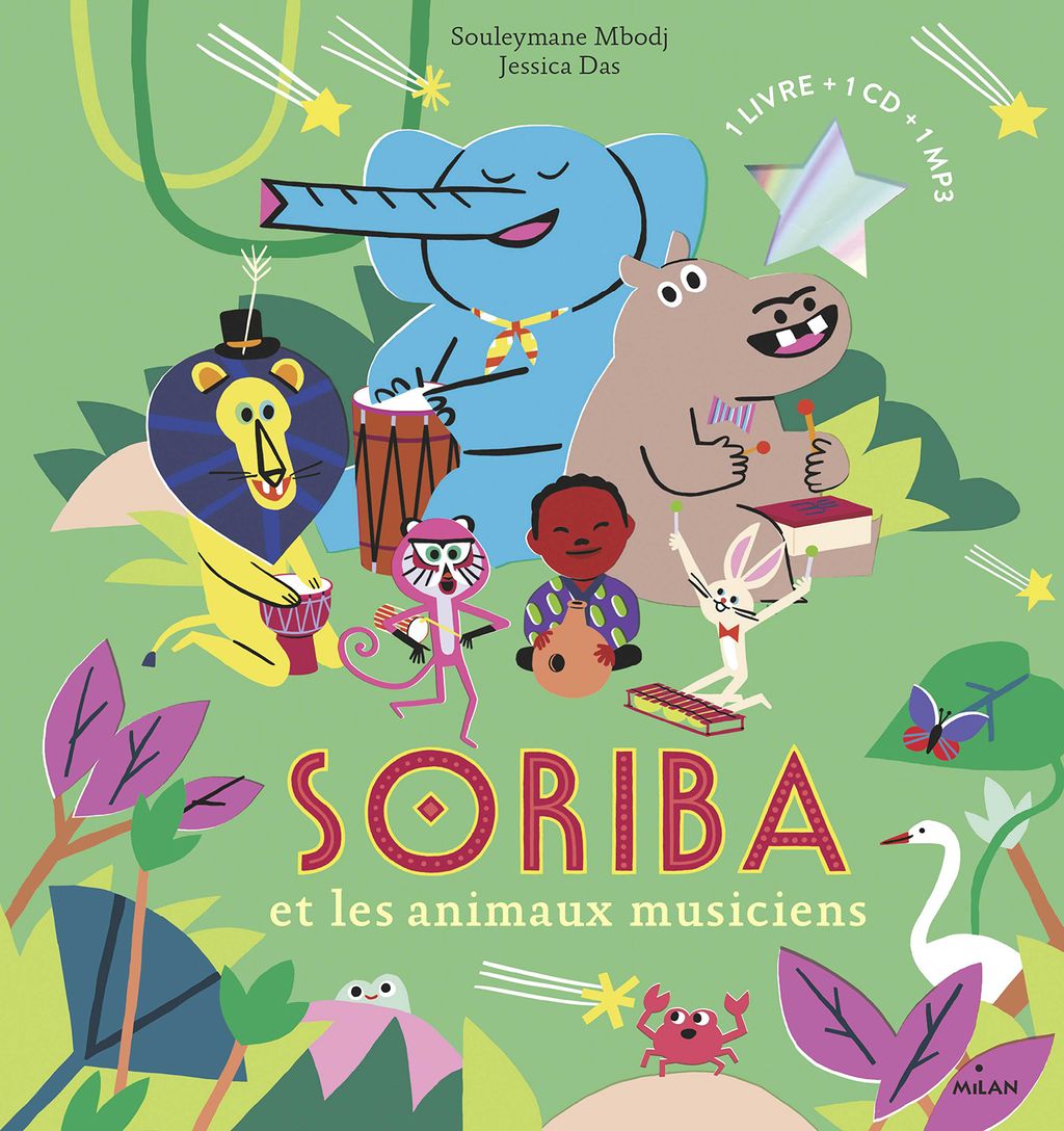 Couverture de « Soriba et les animaux musiciens »