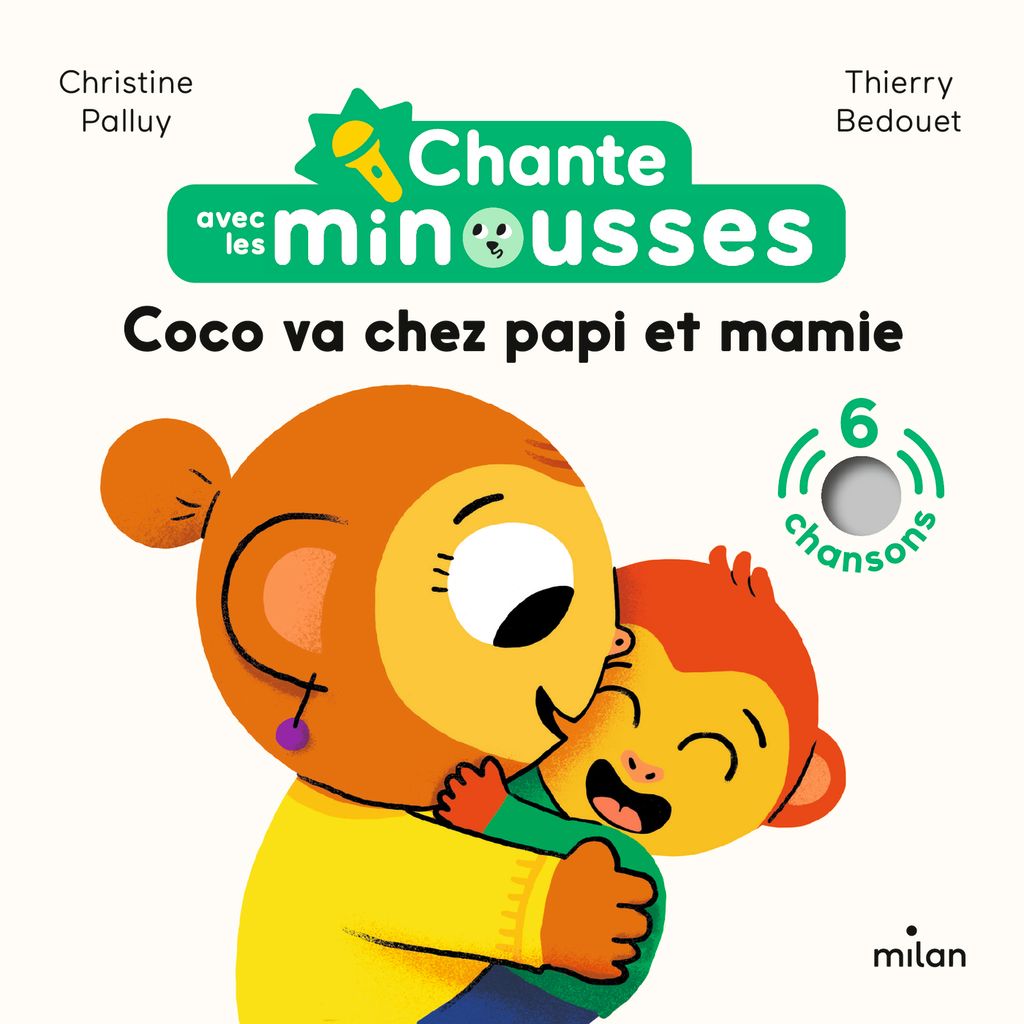 Couverture de « Chante avec les Minousses – Coco va chez papi et mamie »