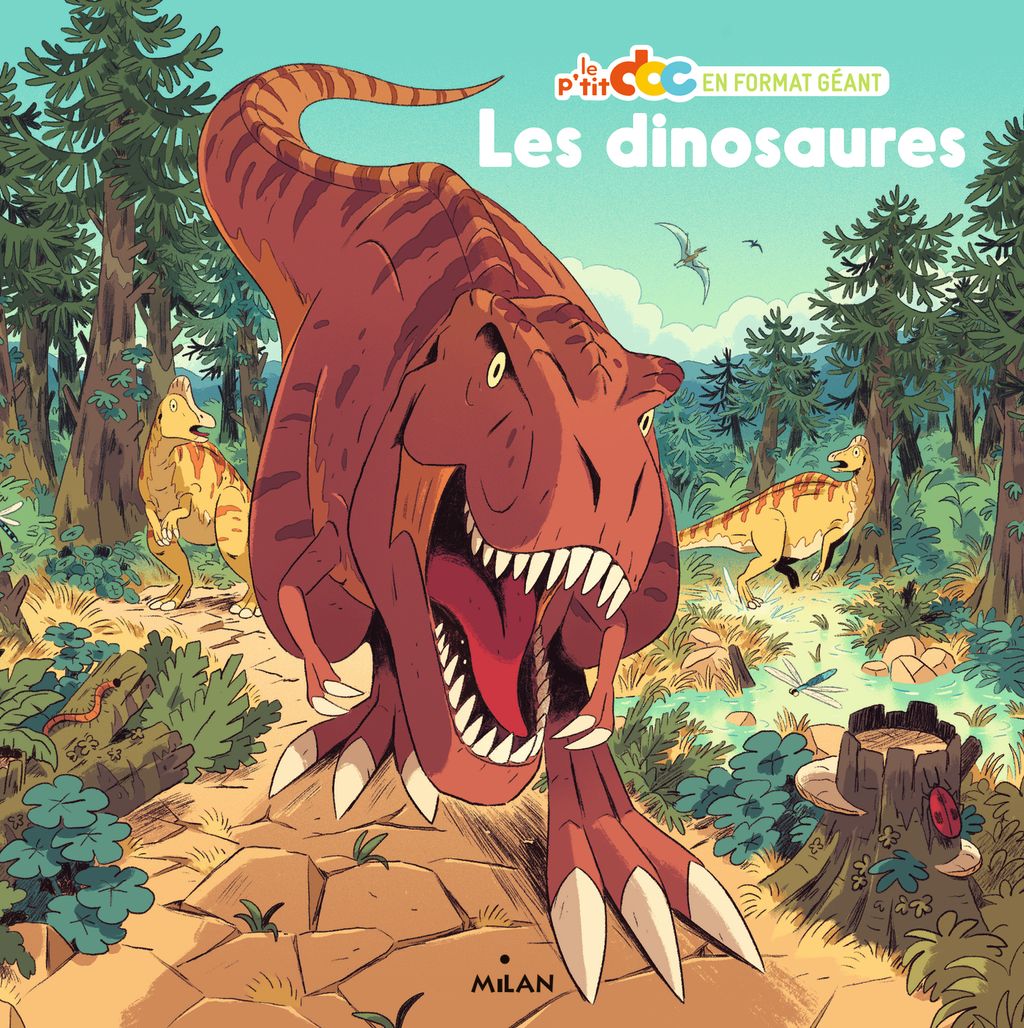 Couverture de « Les dinosaures – Format géant »
