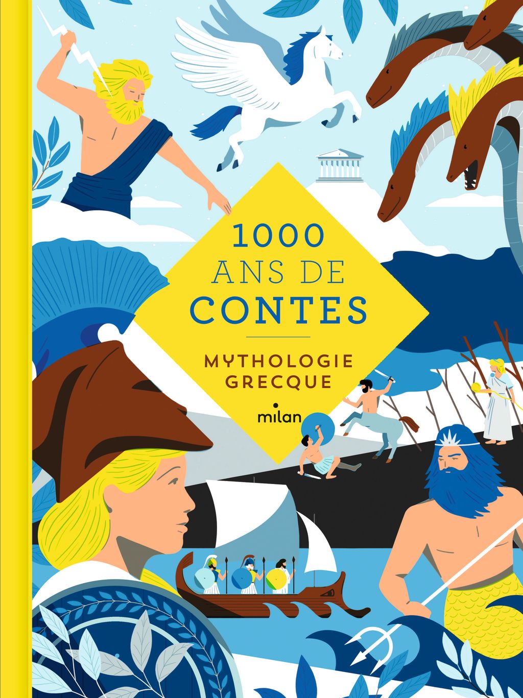 « Mille ans de contes mythologie grecque » cover