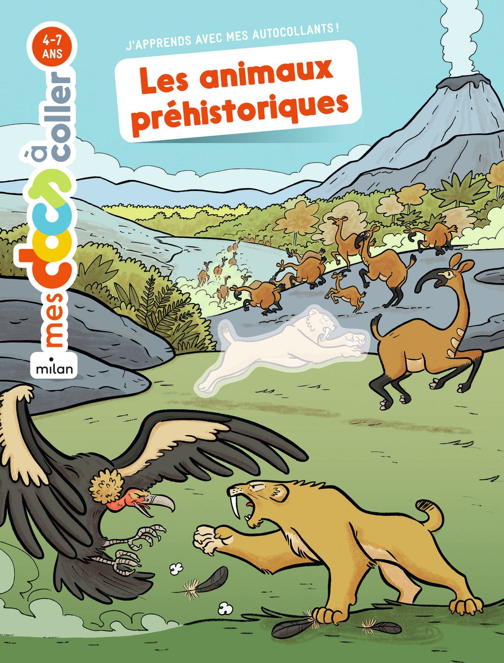 Couverture de « Les animaux préhistoriques »