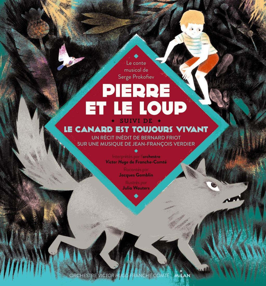 « Pierre et le Loup, suivi du Canard est toujours vivant, livre-CD » cover