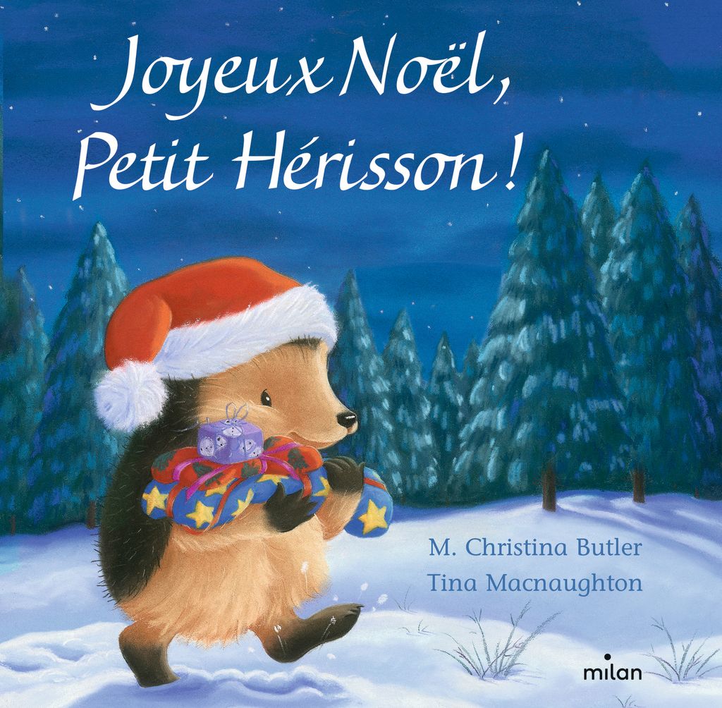 Joyeux Noël Petit Hérisson Tout Carton Editions Milan