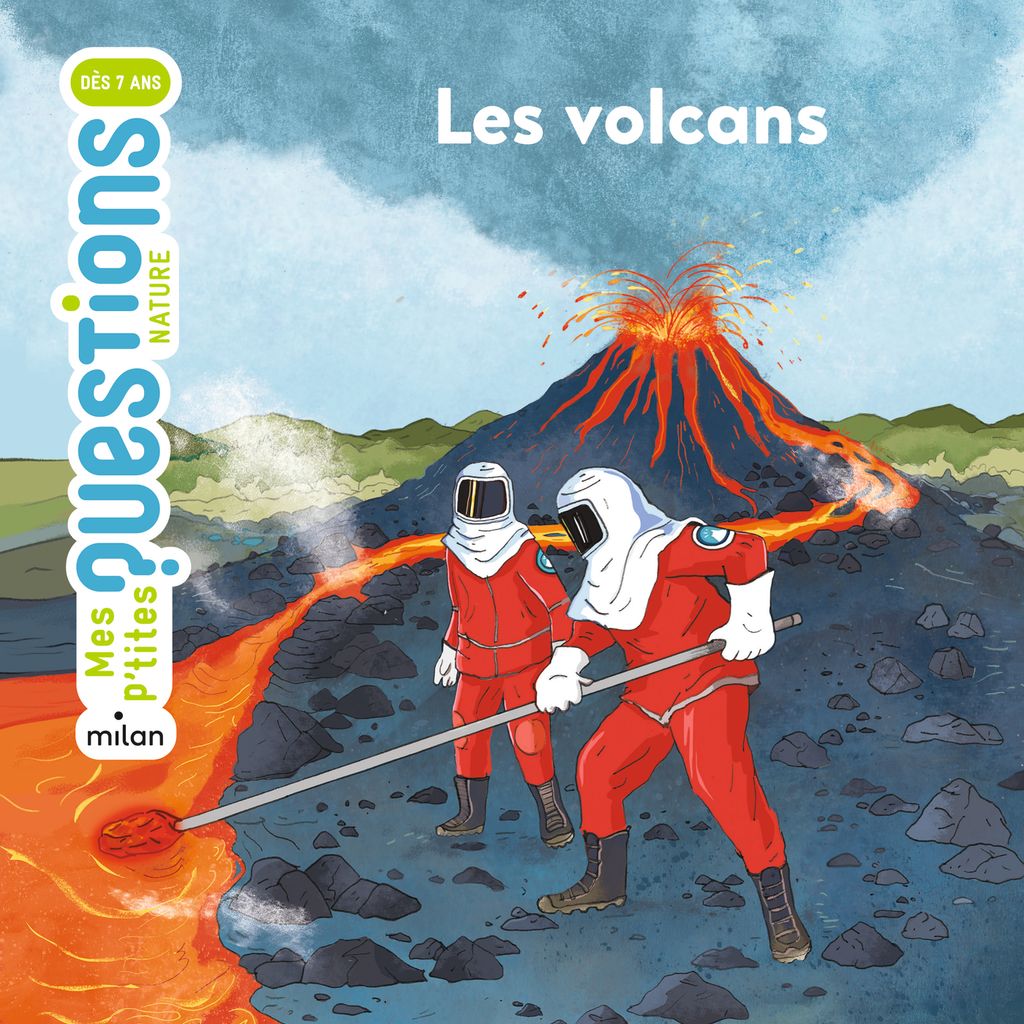 Couverture de « Les volcans »