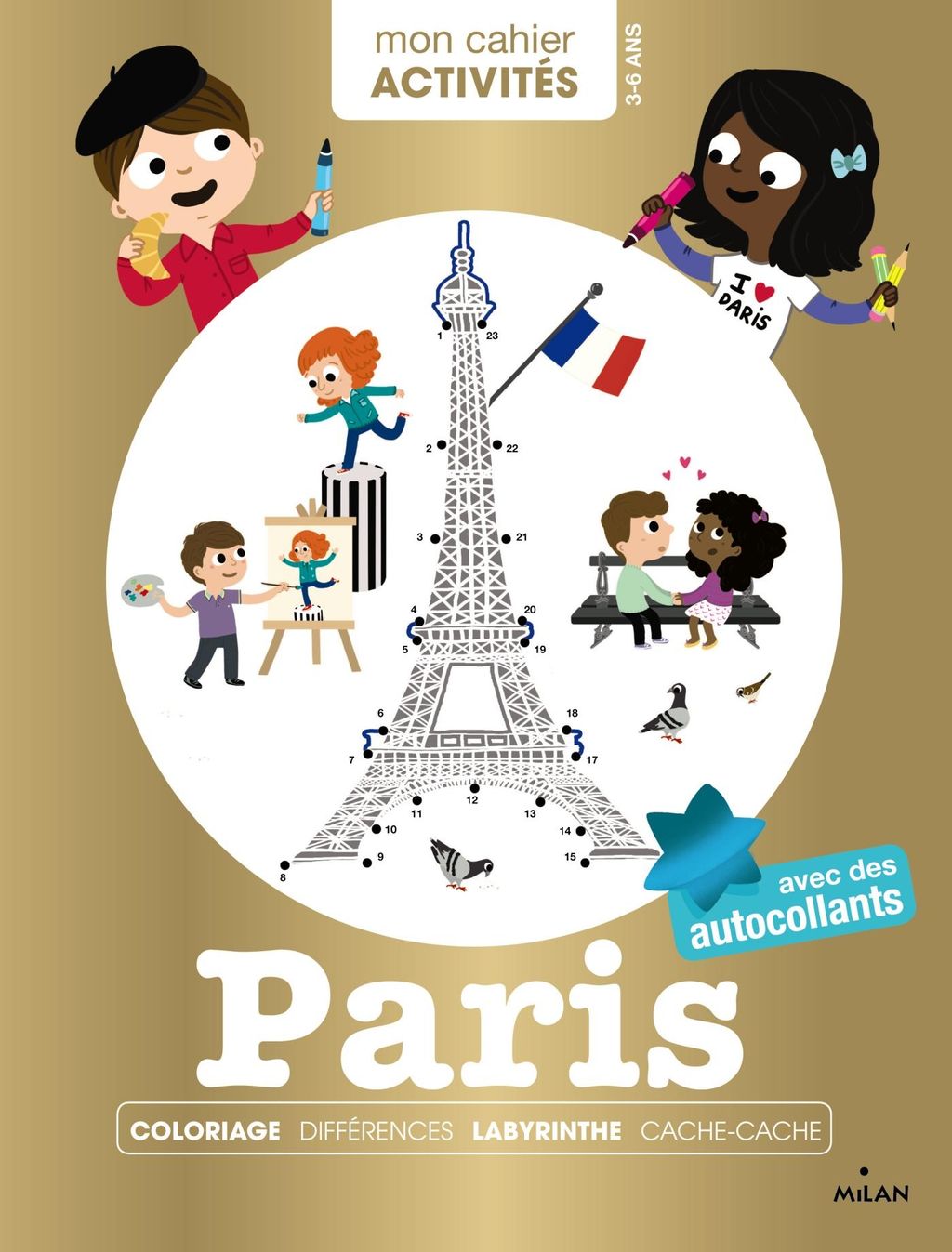 Couverture de « Mon cahier d’activités – Paris »