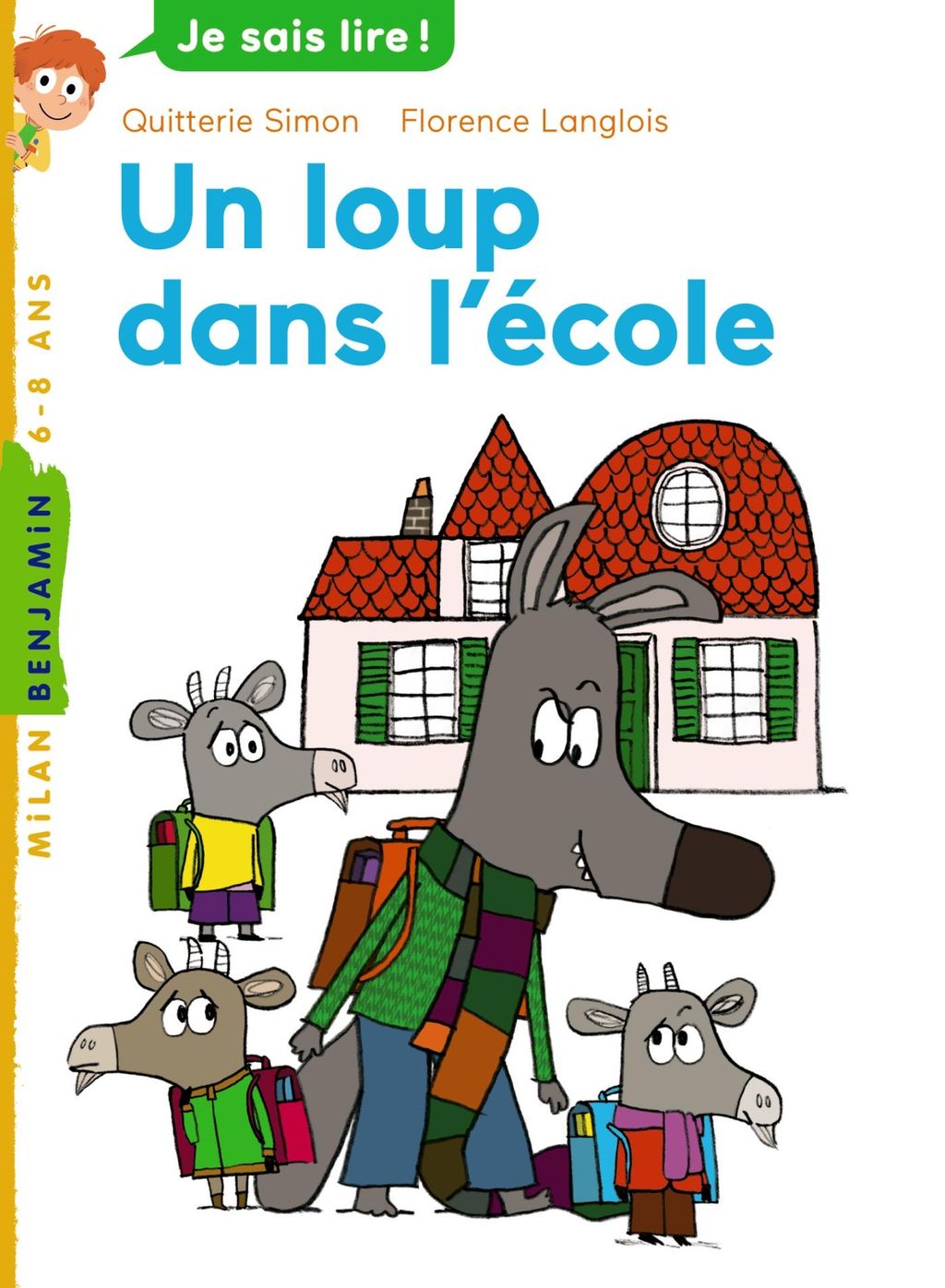 « Un loup dans l’école » cover