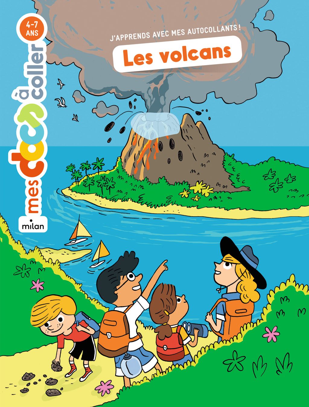 Couverture de « Les volcans »