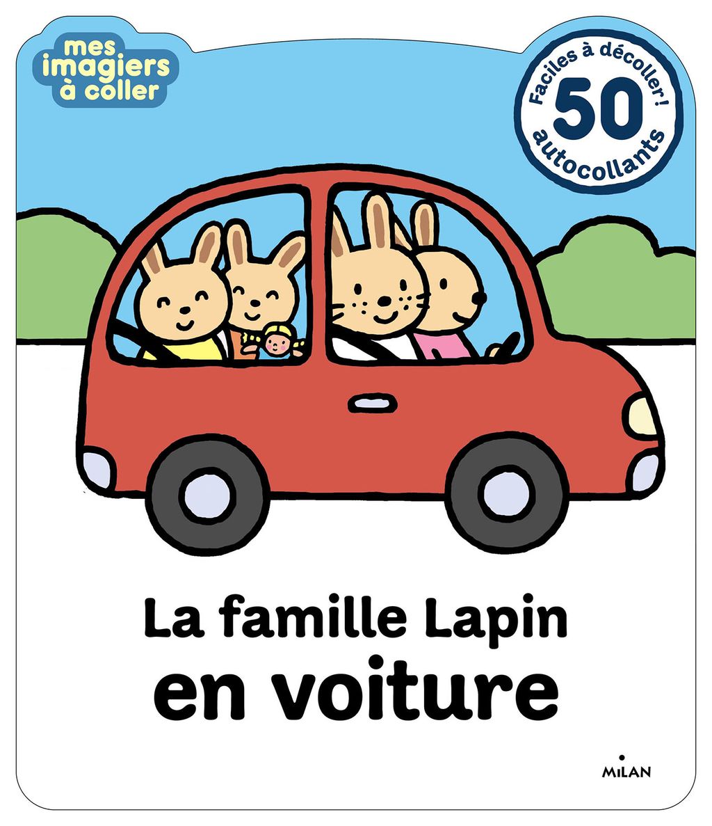 Couverture de « La famille Lapin en voiture »