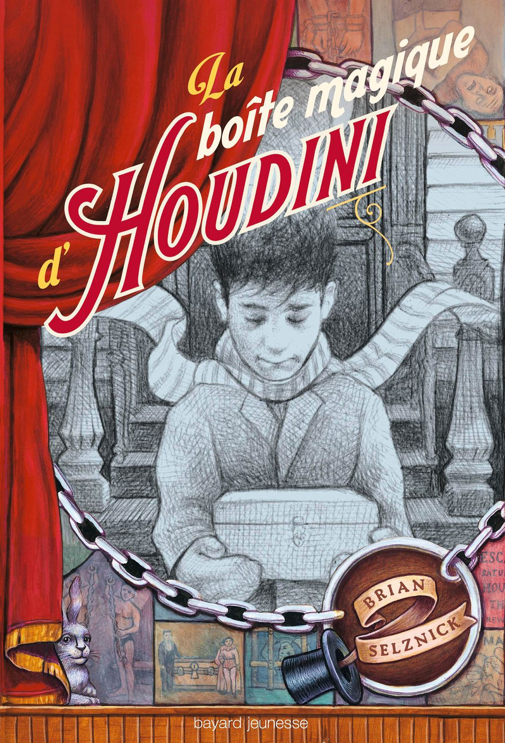 Couverture de « La boîte magique d’Houdini »