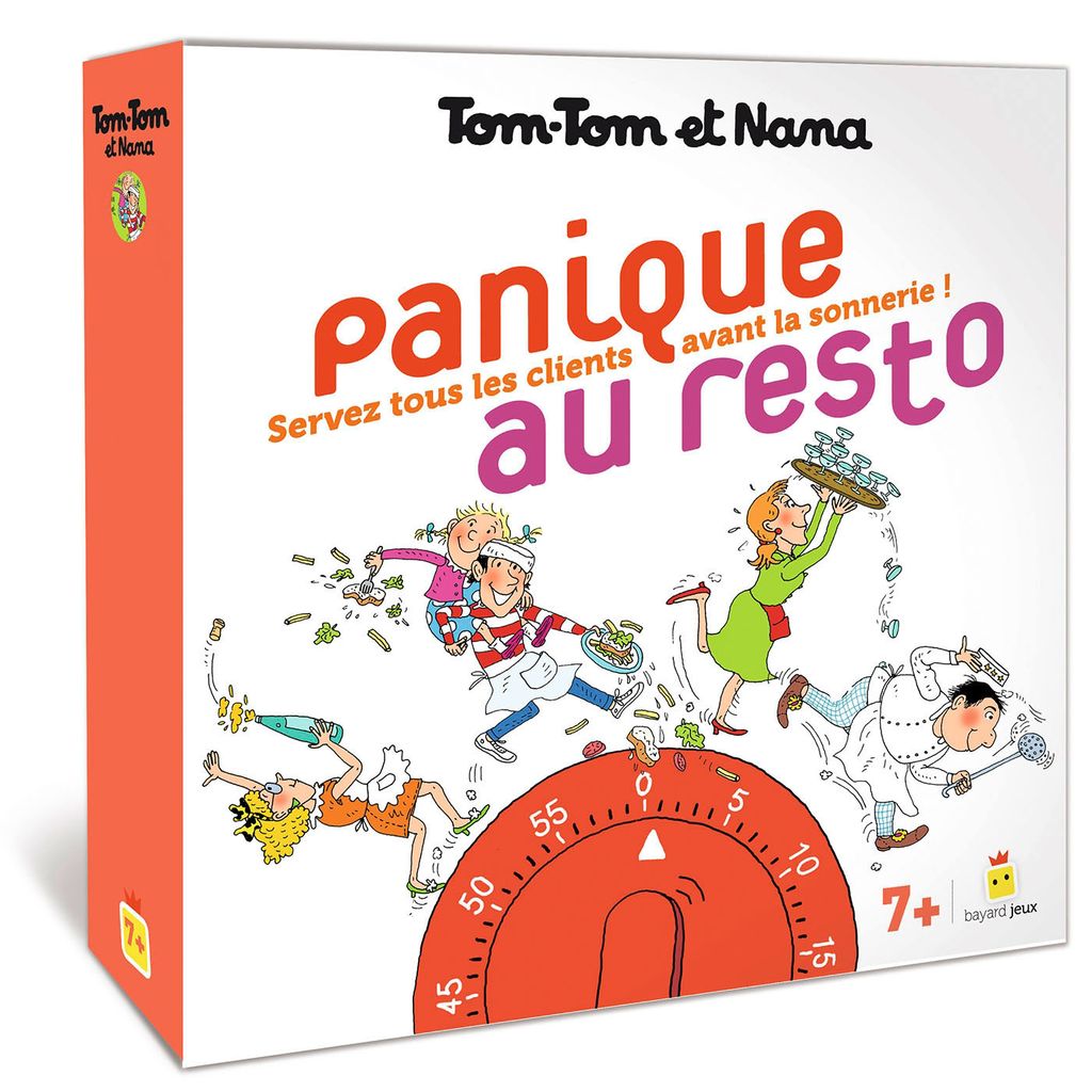 Jeu TomTom et Nana Panique au resto Bayard Editions