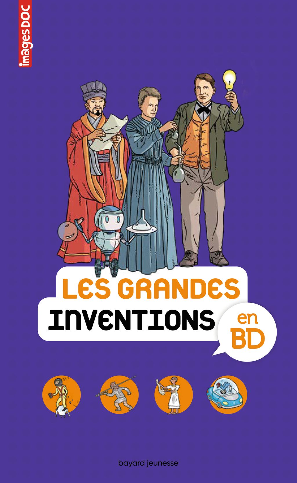 « Les grandes inventions en BD » cover