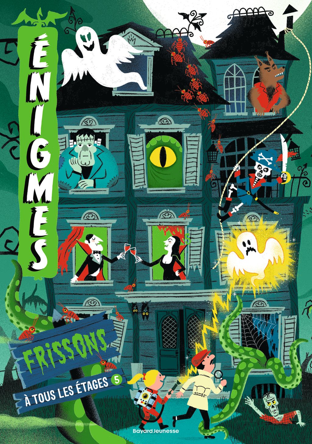 « Enigmes à tous les étages 5 / FRISSONS » cover