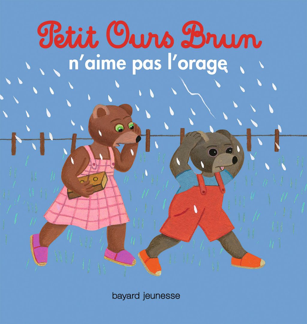 Couverture de « Petit Ours Brun n’aime pas l’orage »