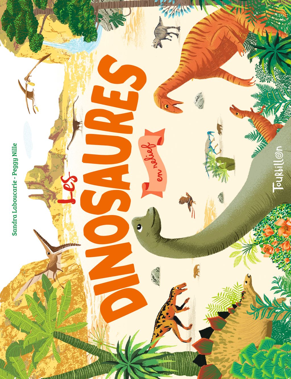 Couverture de « Les dinosaures en relief »