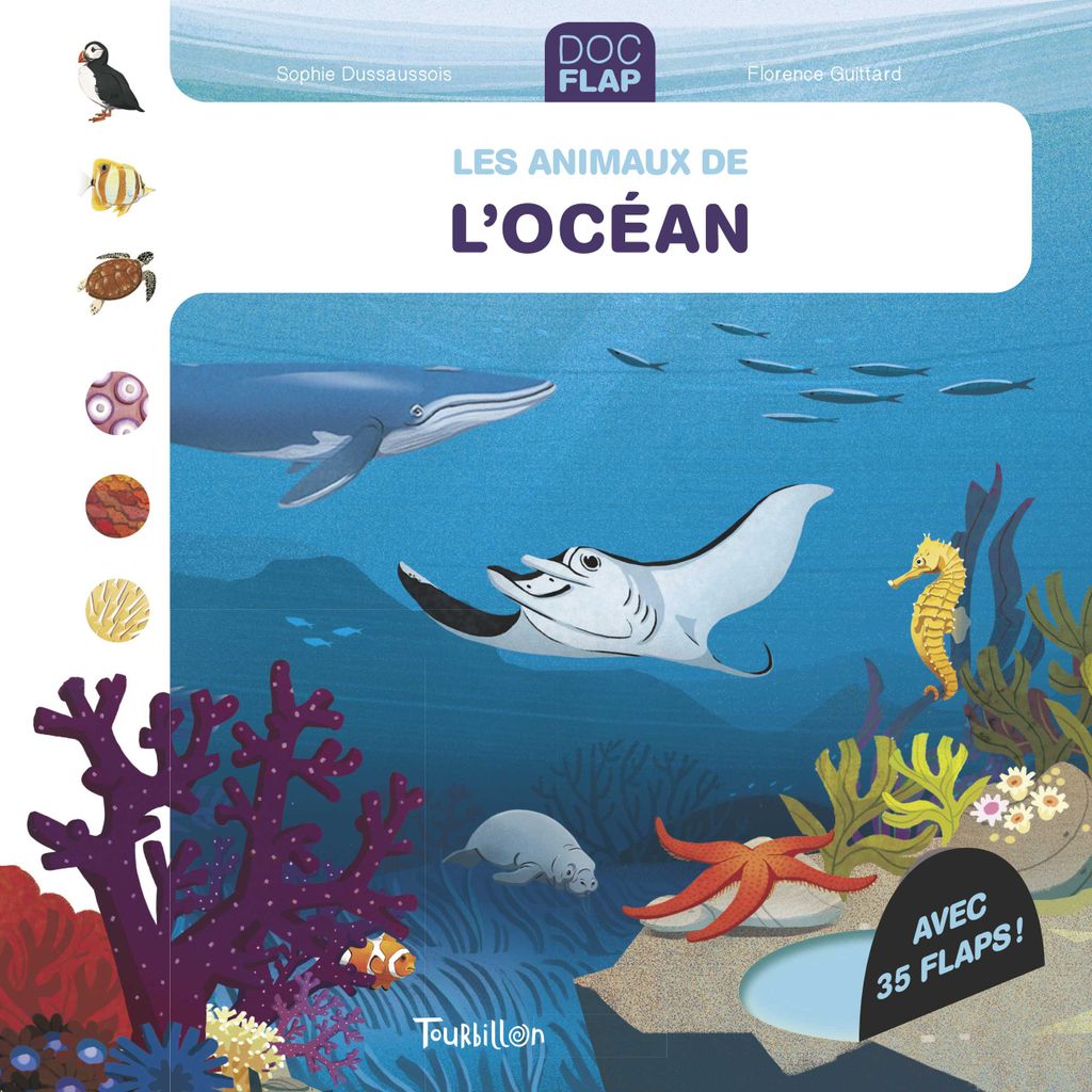 Couverture de « Les animaux de l’océan »