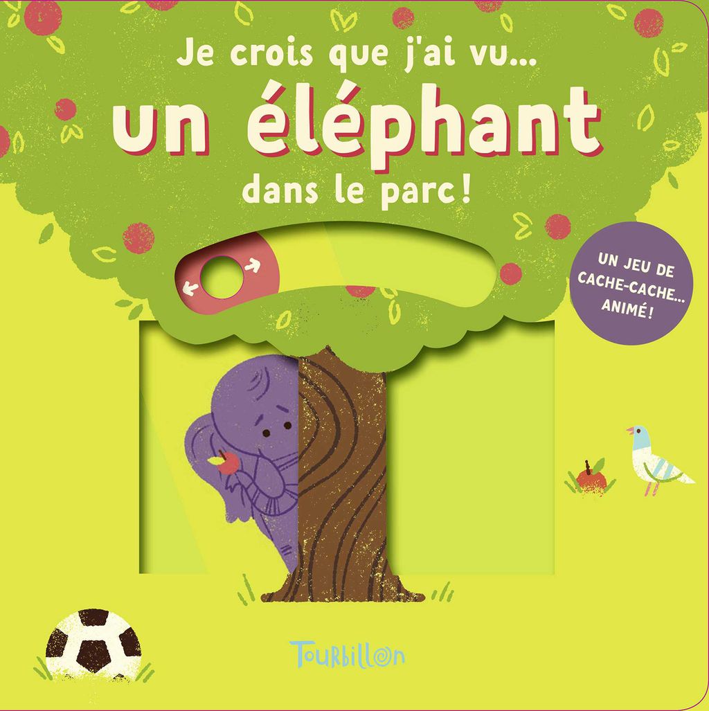 Couverture de « Je crois que j’ai vu… un éléphant dans le parc ! »