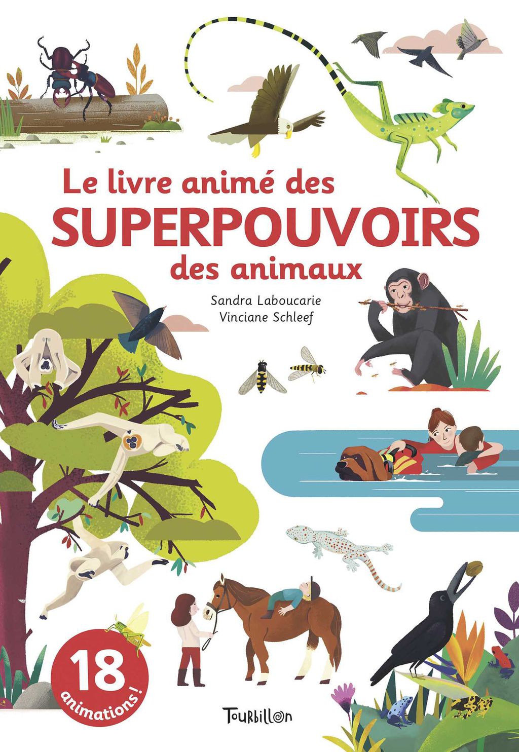 Couverture de « Le livre animé des superpouvoirs des animaux »