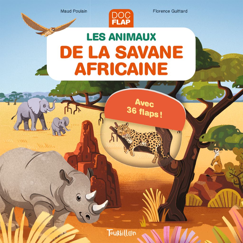 Couverture de « Les animaux de la savane africaine »