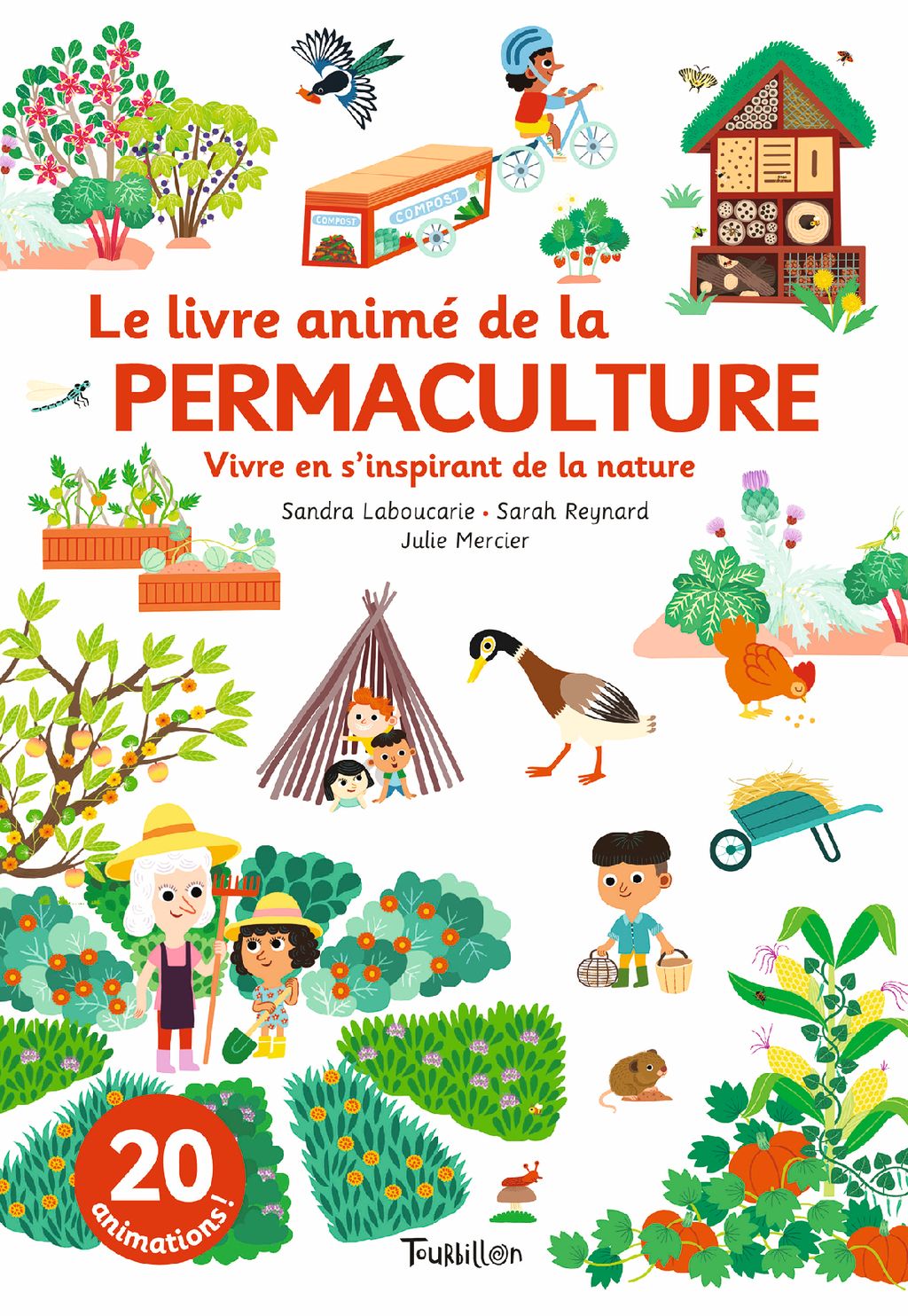 Couverture de « Le livre animé de la permaculture »