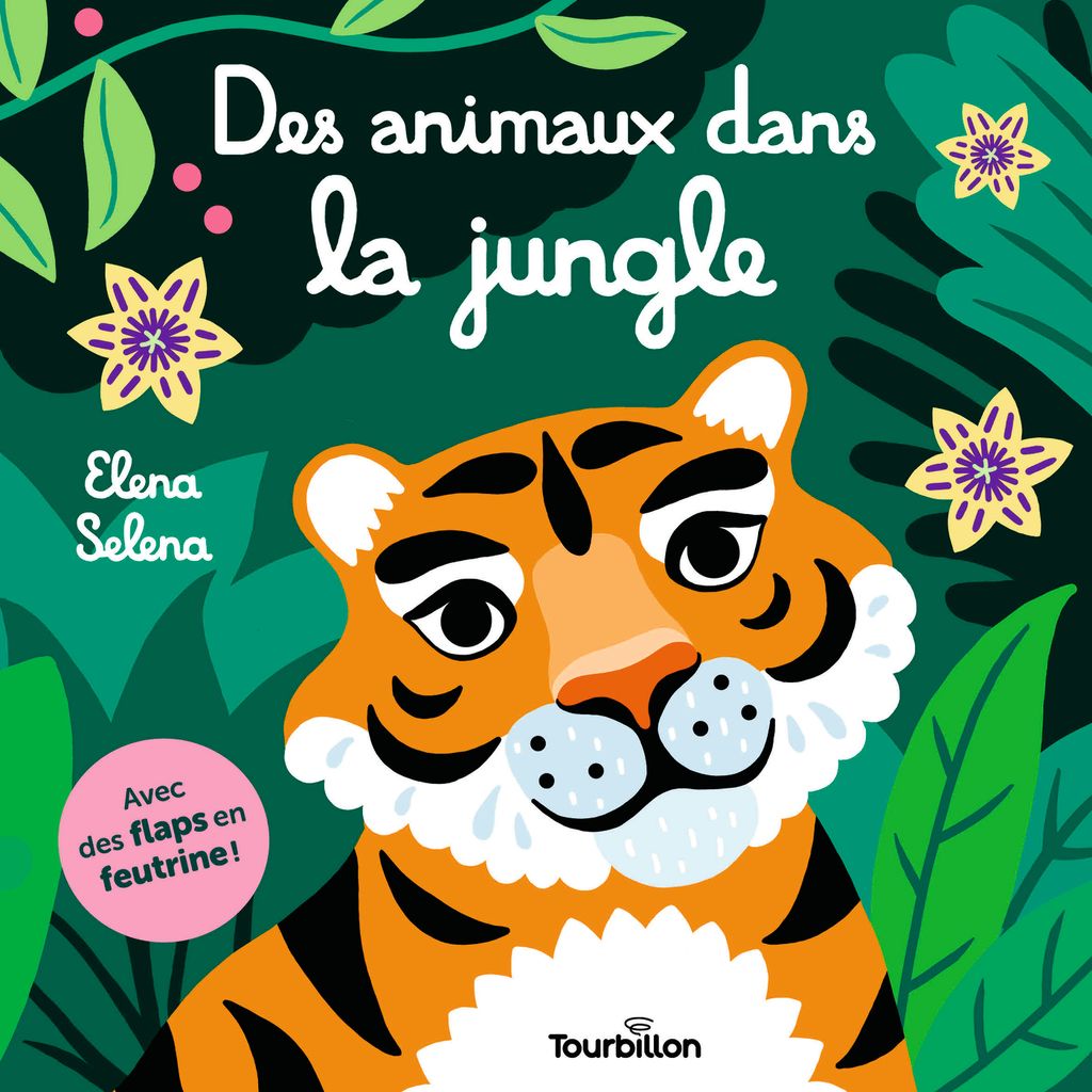 Couverture de « Des animaux dans la jungle »