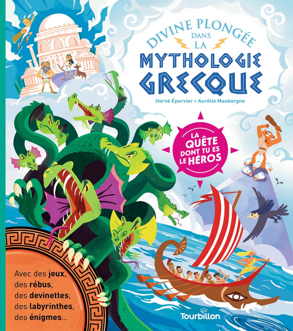 Couverture de « Divine plongée dans la mythologie grecque »