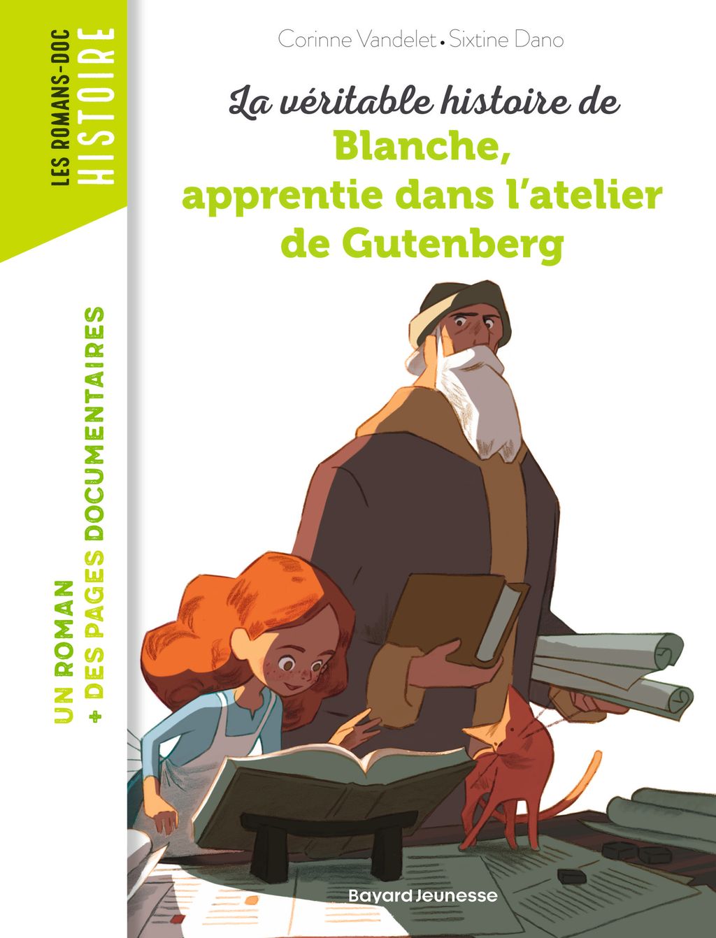 « La véritable histoire de Blanche, apprentie dans l’atelier de Gutenberg » cover
