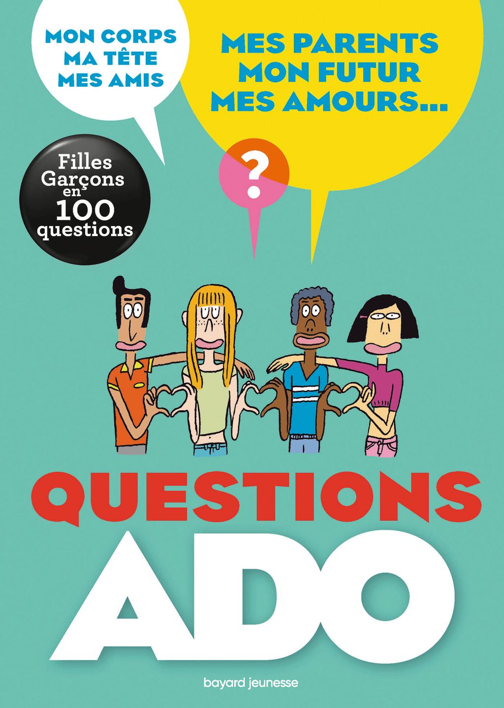 « Questions ado filles-garçons en 100 questions » cover