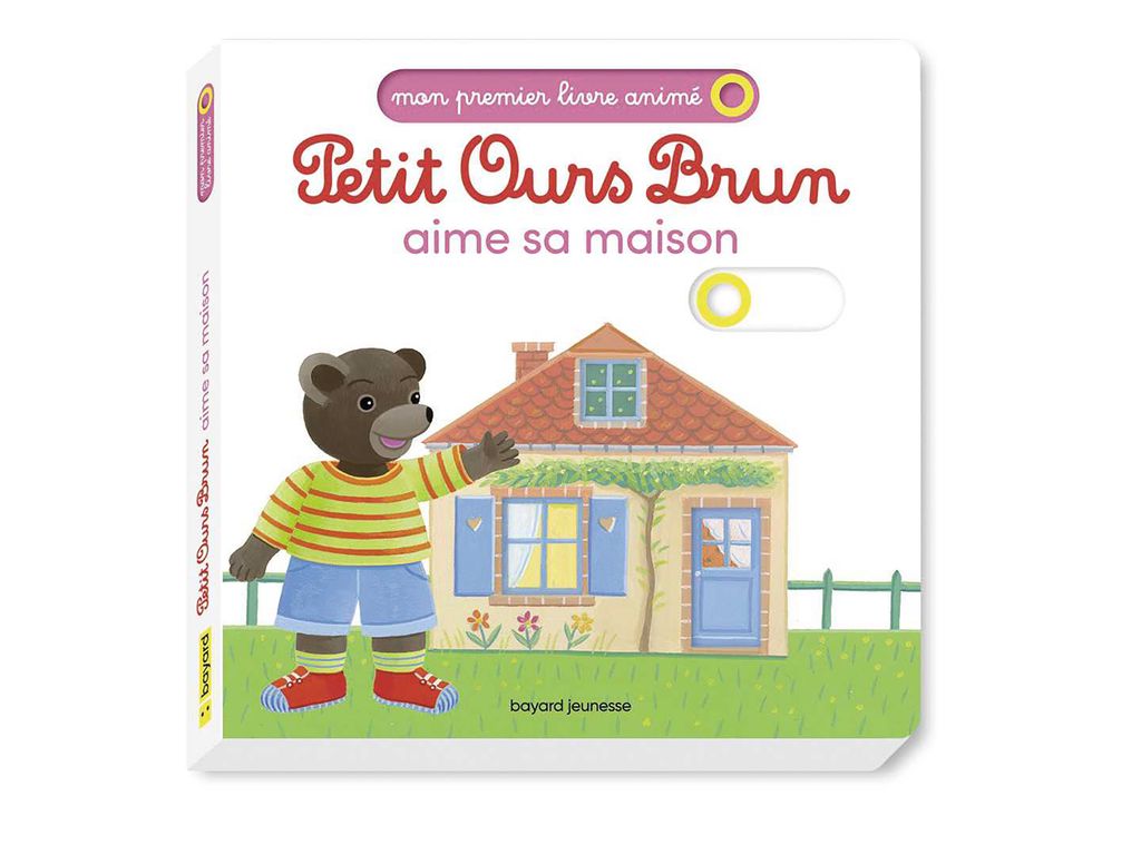 Couverture de « Petit Ours Brun aime sa maison – Mon premier livre animé »