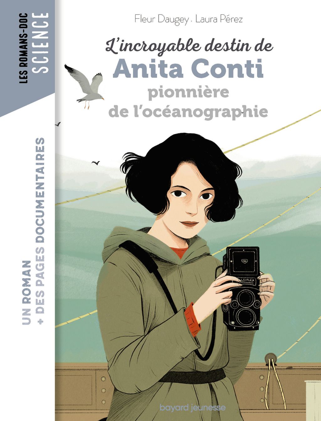 Couverture de « L’incroyable destin d’Anita Conti, pionnière de l’océanographie »