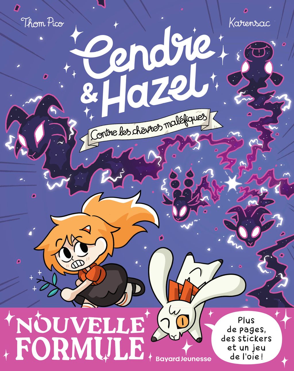 Couverture de « Cendre et Hazel contre les chèvres maléfiques »