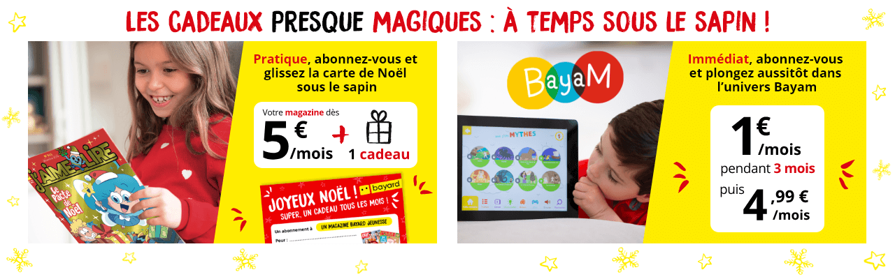 Votre magazine dès 5€/mois + 1 cadeau