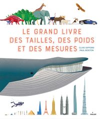 Couverture « Le grand livre des tailles, des poids et des mesures »