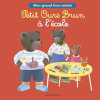 Couverture « Livre animé – Petit Ours Brun à l’école »