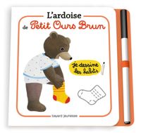 Cover of « L’ardoise de Petit Ours Brun – Je dessine les habits »