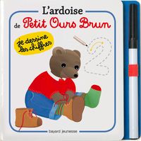 Couverture « L’ardoise de Petit Ours Brun – Je dessine les chiffres »