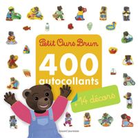 Couverture « Mon grand livre d’autocollants de Petit Ours Brun – 400 autocollants + 14 décors »