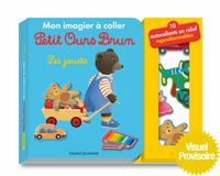 Couverture « Mon imagier à coller Petit Ours Brun – Les jouets »