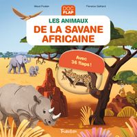 Couverture « Les animaux de la savane africaine »