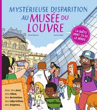 Couverture « Mystérieuse disparition au musée du Louvre »