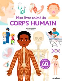 Couverture « Mon livre animé du corps humain »