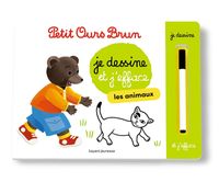 Couverture « L’ardoise de Petit Ours Brun – Les animaux »