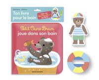 Couverture « Petit Ours Brun joue dans son bain – Ton livre bain et ton jouet qui flotte »