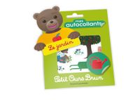 Couverture « Mes autocollants Petit Ours Brun – Le jardin »