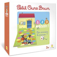Cover of « Jeu Petit Ours Brun – 1,2,3, Maison ! »