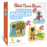 Cover of « Mes premiers puzzles évolutifs Petit Ours Brun »