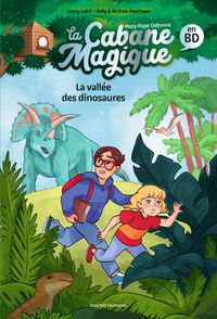 Couverture « La Cabane Magique BD T1 – La vallée des dinosaures »
